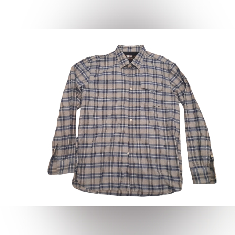 Barbour Flannel Cotton Plaid Long Sleeve Shirt
